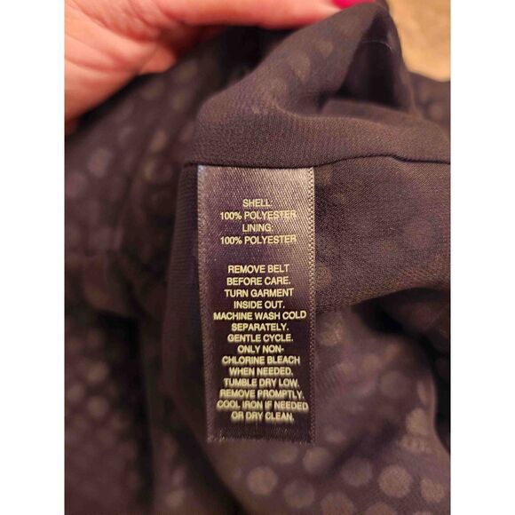 White House Black Market ruffle polka dot dress size xxs - Picture 8 of 12